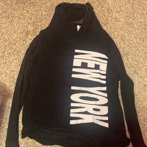 “New York” Lightweight cover up with hood